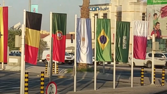 El equipo de Telefé llegó a Qatar