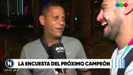 Desde Qatar la encuesta sobre quién es el próximo campeón