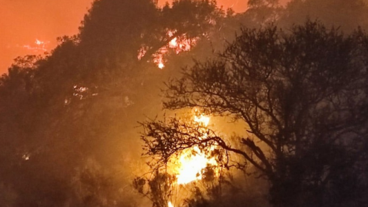 La Provincia asiste a evacuados por incendios en departamento Pocho