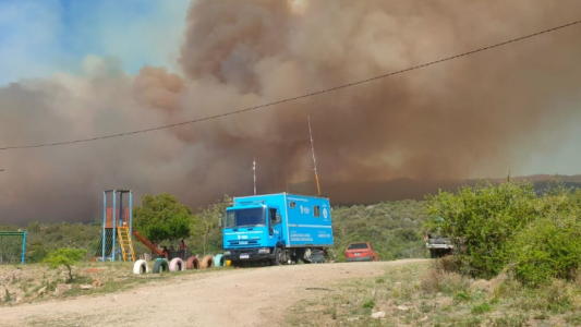 Tala Cañada: continúa el combate contra las llamas