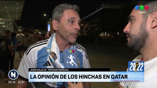 Encuesta de hinchas argentinos post derrota