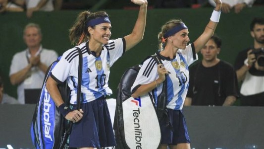 Sabatini volvió a jugar en la Argentina y le brindaron un inolvidable recibimiento