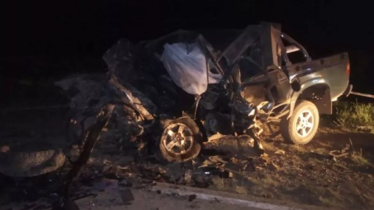 Río Primero: triple choque, dos muertos