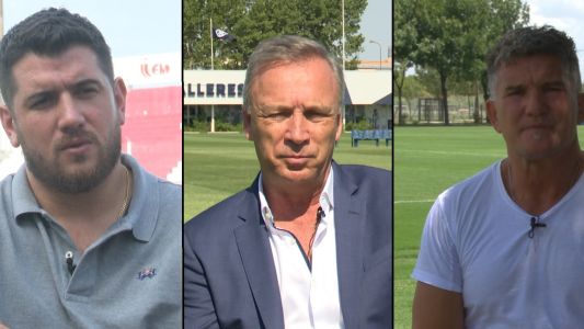 Los presidentes de los clubes en Telefe Noticias antes del inicio de la Liga Profesional