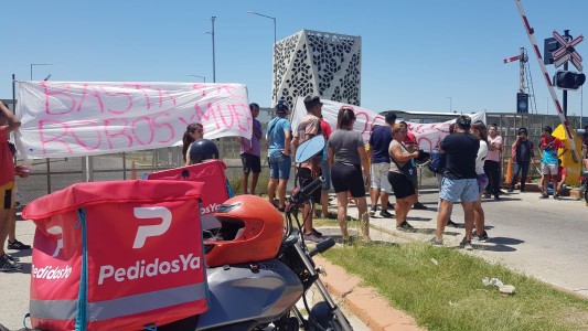 Repartidores marcharon hacia el Ministerio de Seguridad