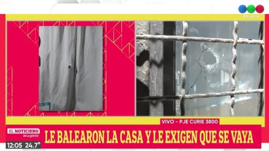 Le balearon la casa a una familia y le exigen que se vayan: "No tenemos problemas, ni deudas. Estamos desconcertados"