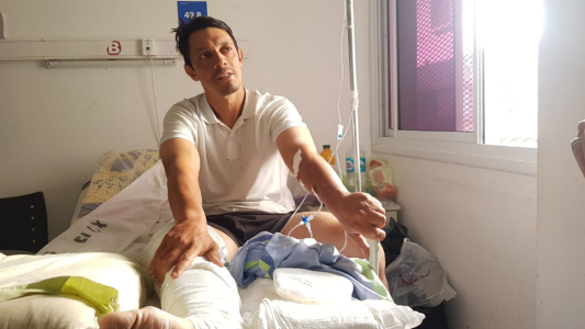 Balearon a un joven mientras estaba trabajando como delivery