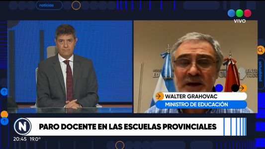 Walter Grahovac sobre el paro docente que se viene en Córdoba