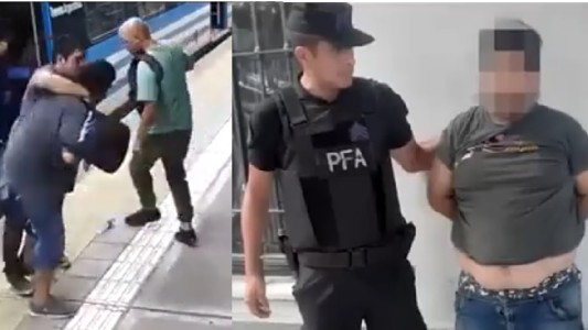 Video: quiso robar un celular en el tren, se le cayó a la vía y fue detenido por los pasajeros