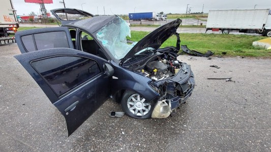 Choque múltiple en la autopista Córdoba-Pilar