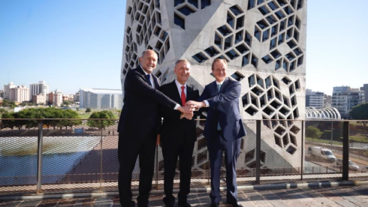 Schiaretti se reunió con Perotti y Bordet