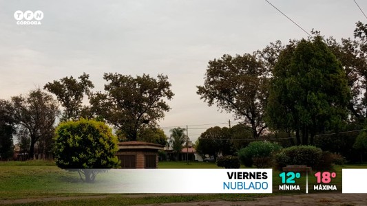 Viernes fresco por la mañana, se espera una máxima de 18°