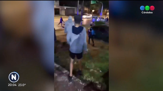 Violencia urbana: Armas, pánico y un joven atropellado