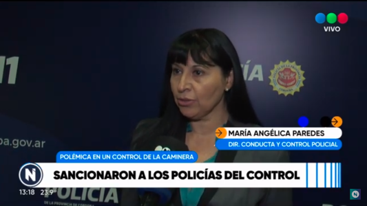 Apartaron a los dos policías involucrados en el insulto al conductor con licencia digital