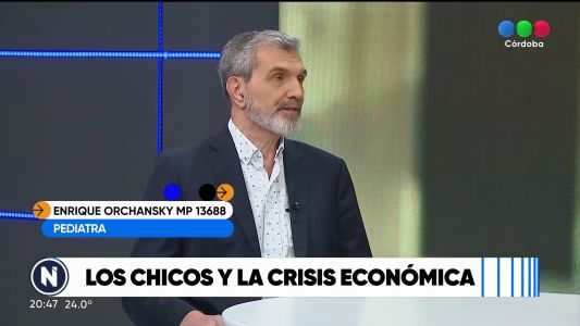Orchanski analiza a los chicos y la crisis económica en Telefe Noticias