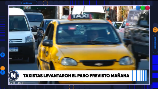 Taxistas levantaron el paro previsto para mañana martes