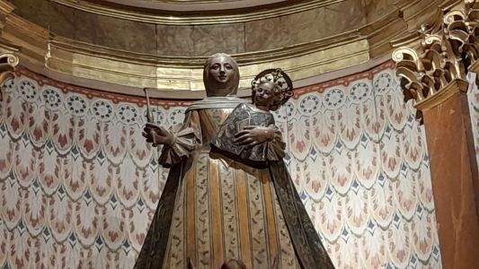 Se robaron la corona de la virgen de la Catedral