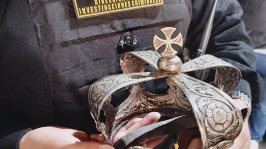 Recuperaron la corona robada de la Catedral de Córdoba