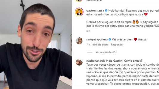 El influencer cordobés Gastón Massa contó que padece cáncer