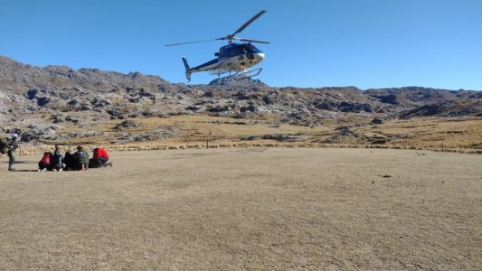 Rescataron a una mujer que se descompenso en el Champaquí