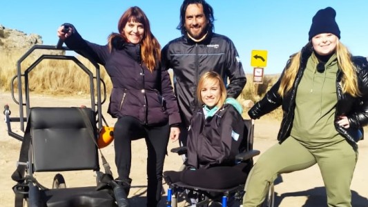 Trekking adaptado: La experiencia de Naiara en la champabike