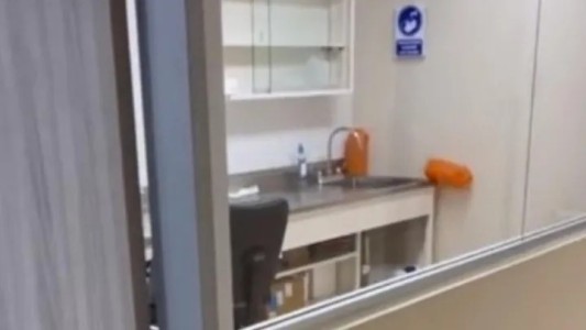 Escalofriante video: un medico fue espantado por un fantasma en un hospital