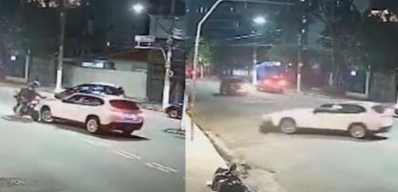 Video: una mujer atropelló a dos delincuentes que intentaron asaltarla