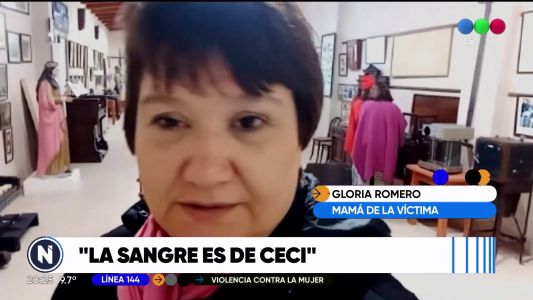 Gloria Romero: "la sangre es de Ceci"