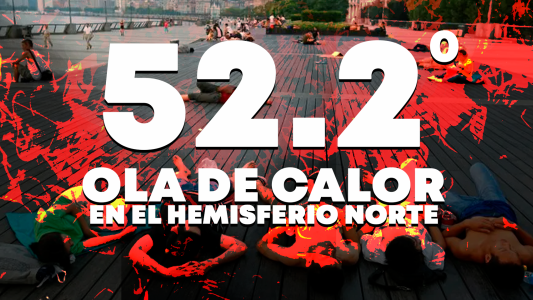 Intensa ola de calor en el hemisferio norte