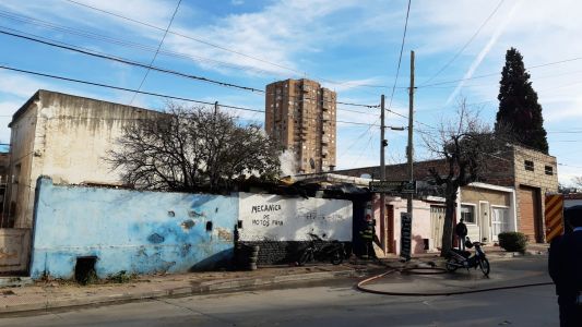 Alto Alberdi: se quemó la habitación de una vivienda