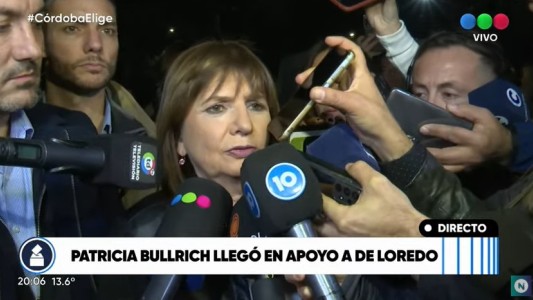 Bullrich: “No venimos a especular con el resultado”