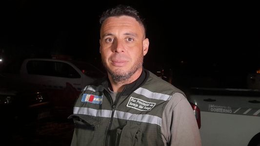 Continúa activo el fuego en el Uritorco