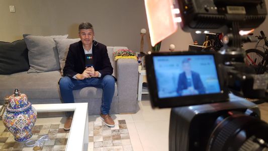 Mano a mano con Daniel Passerini, el día después de ser electo como el próximo intendente