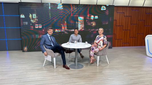 Un café con Cecilia Biagioli en Telefe Noticias