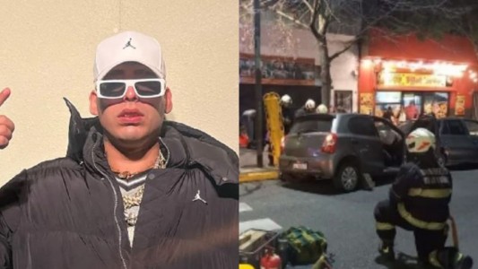 Detuvieron al trapero Kaleb Di Masi: chocó dos veces y se quiso escapar