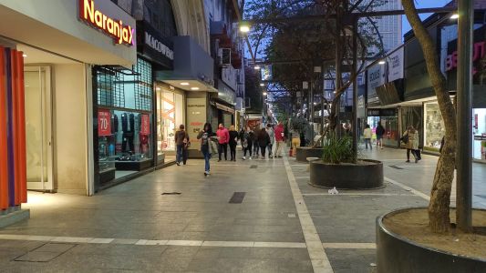 Inseguridad registrada en la peatonal