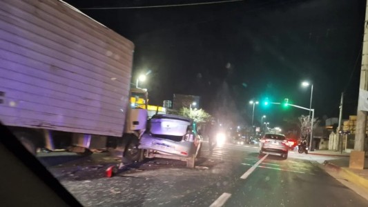 Cuatro vehículos colisionaron en avenida Colón