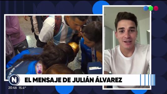 El mensaje de Julián Álvarez a las Murciélagas campeonas del mundo