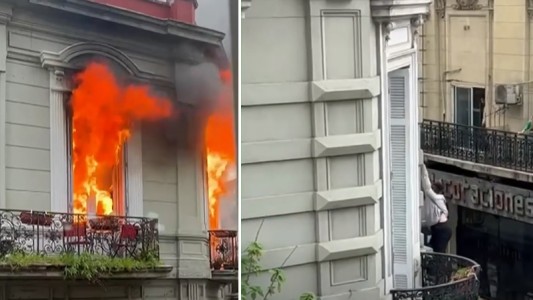 Dramático rescate en un incendio: una mujer sufrió quemaduras en el 70% del cuerpo