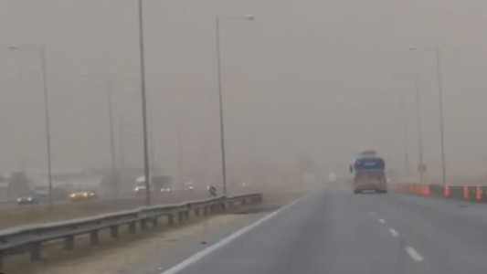 Alerta por fuertes vientos: rutas cortadas y advertencias por baja visibilidad