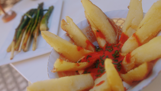 Patatas bravas para la semana de la primavera