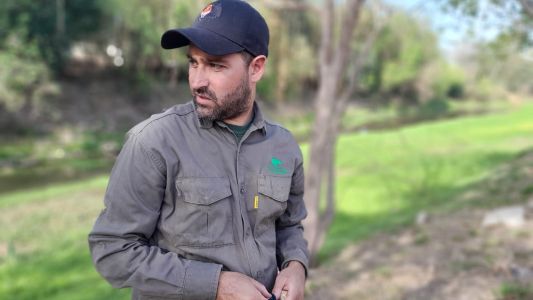 Un flamenco en la Reserva San Martín