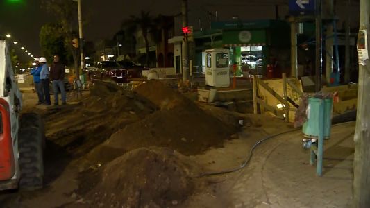 Corte de tránsito y demoras en Av. Martinoli