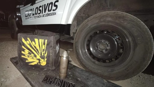Córdoba: Secuestran un proyectil de uso militar