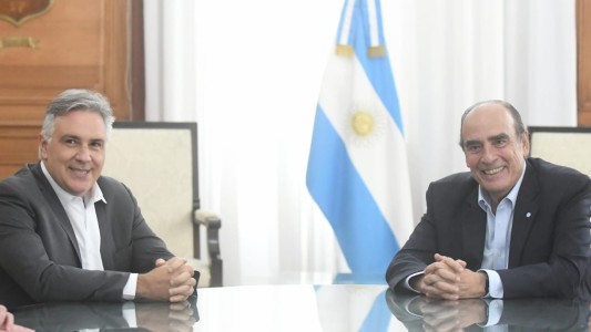 El gobernador Martín Llaryora se reunió con el ministro Guillermo Francos