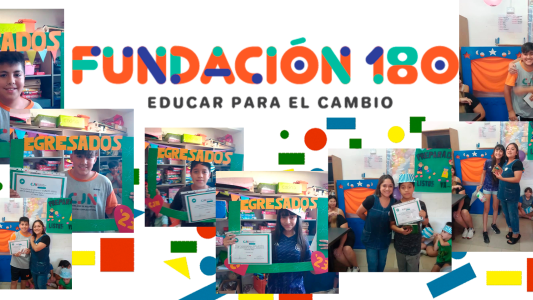 Cheche Caudana, voluntaria por un día en la "Fundación 180"