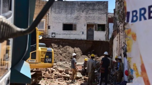 Segundo gran socavón por la tormenta, en barrio Ducasse