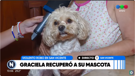 Violento robo en San Vicente