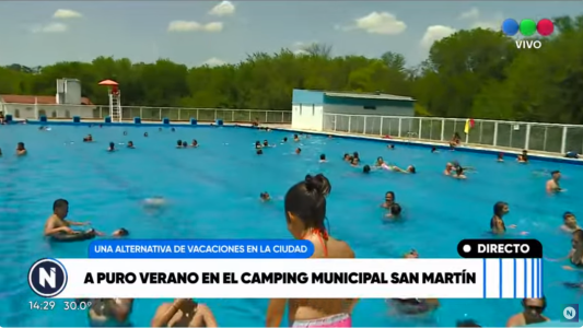 El camping municipal San Martín, una alternativa en vacaciones