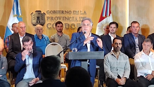 Ley Ómnibus: Llaryora rechaza la suba de retenciones